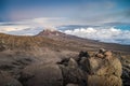 Mawenzi Peak, Mount Kilimanjaro Royalty Free Stock Photo