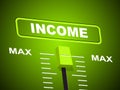 Max Income Represents Upper Limit And Most