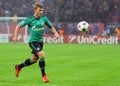 Max Meyer during UEFA Champions League game Royalty Free Stock Photo