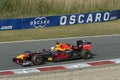 Max verstappen in a formule 1 car on circuit zandvoort