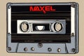 Nostalgic Resonance: Maxell Cassette Tape