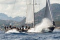 Maxi Yacht Rolex Cup 2015 sail boat race in Porto Cervo, Italy Royalty Free Stock Photo