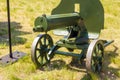 Maxim machine gun of the 1910 model - an easel machine gun that was widely used by the Russian and Red armies during the First Wor