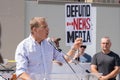 Maxime Bernier Gives Speech at Parliament Hill While Protestor Denounces Mainstream Media