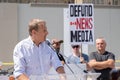 Maxime Bernier Gives Speech at Parliament Hill While Protestor Denounces Mainstream Media