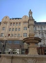 Maximilian's Fountain is a Renaissance fountain from 1572, located on the Main Square in the Old Town of Bratislava, Slovakia