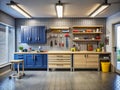 Maximize Your Garage Workshop Space A Stunningly Organized Workspace Featuring Efficient Tool Storage a Durable