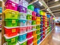 Maximize Your Homes Potential with Affordable Plastic Storage Solutions Royalty Free Stock Photo