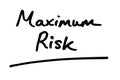 Maximum Risk Royalty Free Stock Photo