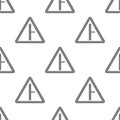 Maximum speed limit 60 icon. Element of minimalistic icons for mobile concept and web apps. Pattern repeat seamless Maximum speed Royalty Free Stock Photo