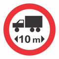 Maximum Vehicle Length Traffic Sign