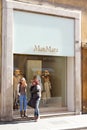 MaxMara fashion store Royalty Free Stock Photo