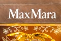 MaxMara fashion store in Rome, March 2023, Rome, Italy