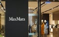 MaxMara store window display on Market street in Sydney