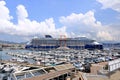 May 31 2023 - Ajaccio, Corsica, France: the Cruise ship Celebrity Edge in the port of Ajaccio