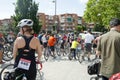 MAY 28, 2017, ALCOBENDAS, SPAIN: traditional bicycle parade.