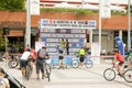 MAY 28, 2017, ALCOBENDAS, SPAIN: traditional bicycle parade.