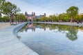 07 may 2020, Amsterdam, the Netherlands - Rijksmuseum is a popular tourist landmark but closed due to corona virus measures. High