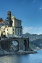 The small village of Atrani, Amalfi Coast.  Italy Royalty Free Stock Photo