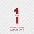 May 1 Banner. International Labor Day