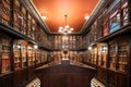 15 MAY 2021, BARCELONA, SPAIN: The historic library Arus. A timeless repository of intellectual knowledge and ancient