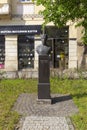 May 25, 2021 Berehove city, Transcarpathia, Ukraine. Statue of Esze Tamas in Beregovo, Ukraine.