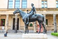 bronze sculpture of Amazon woman on horse in the Museum Island