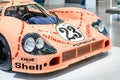 Porsche racing car in museum exhibition in Berlin