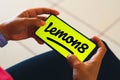 May 12, 2023, Brazil. In this photo illustration, the Lemon8 logo is displayed on a smartphone screen