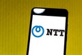 May 17, 2019, Brazil. In this photo illustration the Nippon Telegraph and Telephone Corporation NTT logo is displayed