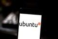 May 24, 2019, Brazil. In this photo illustration the Ubuntu logo is displayed on a smartphone