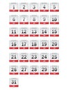 May Calendar Icons