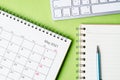 May 2021 calendar with note book Royalty Free Stock Photo