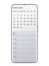 May 2023 calendar smartphone