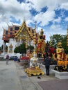 Is a popular temple that people come to pay