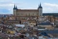 May 2012: cityscape of the city of Toledo with Alcazar in the centre. Travel and Tourism in Spain