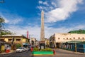 Colon Obelisk, a tall monument which marks the start of Colon Street, the oldest and shortest national street in the