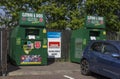 Salvation Army clothing collection bins located on Maxol filling Station ground on the Donaghadee Road in Newtownards Norther