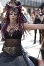 23 May 2019 - Cosplay group `Malatitsch` performing in the street during `Braga Romana` a medieval event in Braga, Minho, Portugal