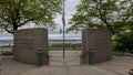 MAY 18 2019, COUNCIL BLUFFS, IOWA, USA - Lewis & Clark Monument and Scenic Overlook, Council Bluffs, Iowa