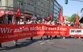 May day demonstration in Berlin, 1 May 2009 Royalty Free Stock Photo
