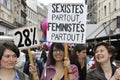 May Day Manifestation, Paris, Feminist Group