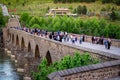 8 May 2022 Diyarbakir Turkey. Ten eyed ongozlu bridge on Dicle river in Diyarbakir
