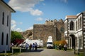 8 May 2022 Diyarbakir Turkey. Turkish Radio Television live broadcast vehicles Royalty Free Stock Photo