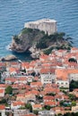 03 May 2019, Dubrovnik, Croatia. Dubrovnik old city from Srd