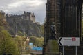 Edinburgh Scotland England. Architecture of the city. View of Edinburgh Castle.