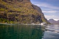 Departing Cruise for fjord trip to Gudvangen Royalty Free Stock Photo