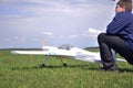 May 11, 2011 - the festival of aeromodelling at the airport in the town of Borodyanka, Kiev region Royalty Free Stock Photo