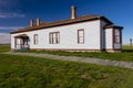 MAY 21 2019, FORT BUFORD, N DAKOTA, USA - Fort Buford Cemetery Site, 1866, confluence of the Missouri and Yellowstone River.