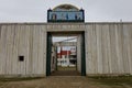 MAY 21 2019, FORT UNION, N DAKOTA, USA - Fort Union Trading Post near confluence of the Missouri and Yellowstone River, Williston,